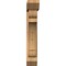 Ekena Millwork Olympic Slat Smooth Bracket w/ Offset Brace, Western Red Cedar, 7 1/2"W x 32"D x 44"H BKT0806X32X44OLY06SWR - alternate 3